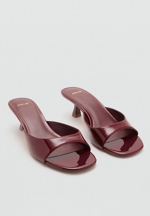 MANGO - Lidia heel - dark red