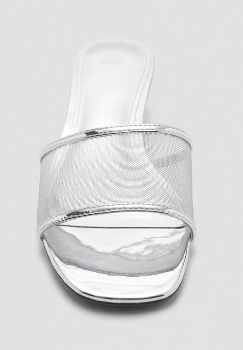 MANGO - Salma heel - silver