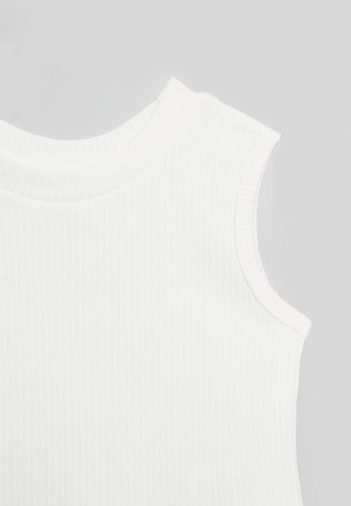 Pop Candy - Cropped vest - white