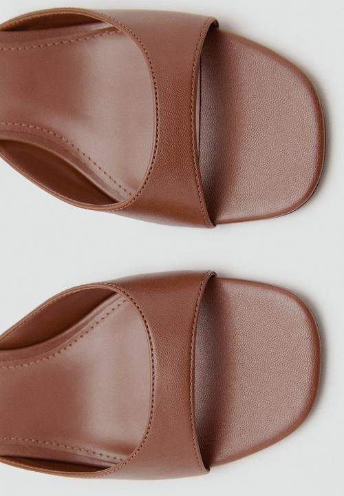 MANGO - Lidia heel - medium brown