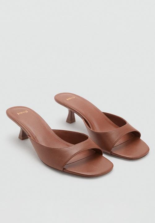 MANGO - Lidia heel - medium brown