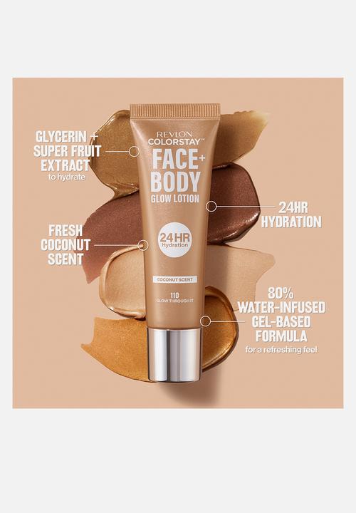 Revlon - Colorstay Face & Body Glow Lotion - Glow Through It