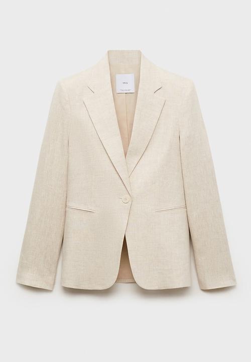 MANGO - Blazer Boreli - Light Pastel Gray