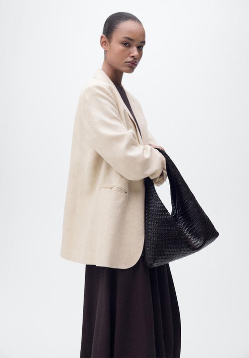 MANGO - Blazer Boreli - Light Pastel Gray