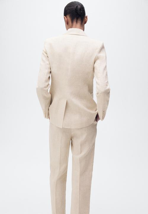 MANGO - Blazer Boreli - Light Pastel Gray