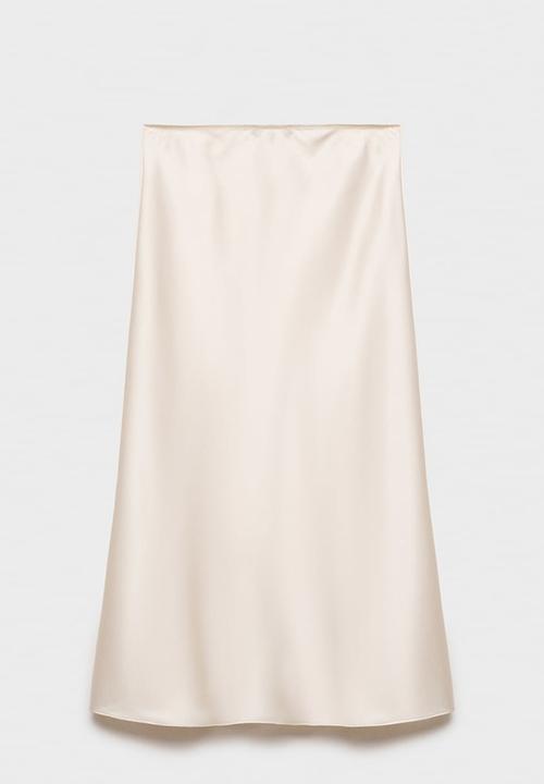 MANGO - Skirt Mia2 - Light Beige