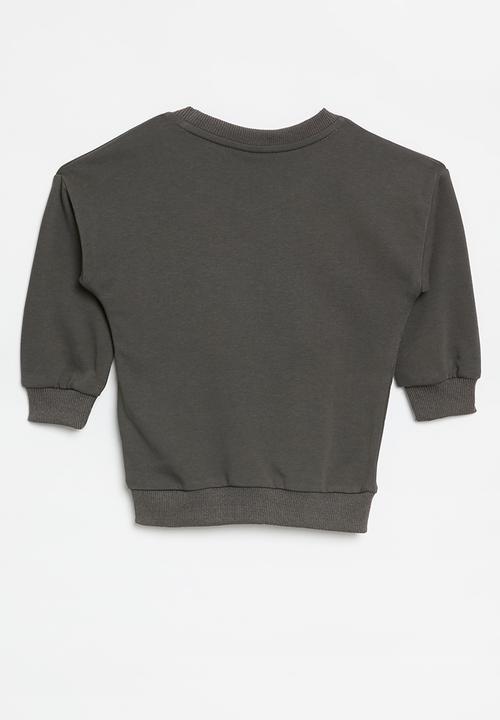 Pop Candy - Printed sweat top - grey