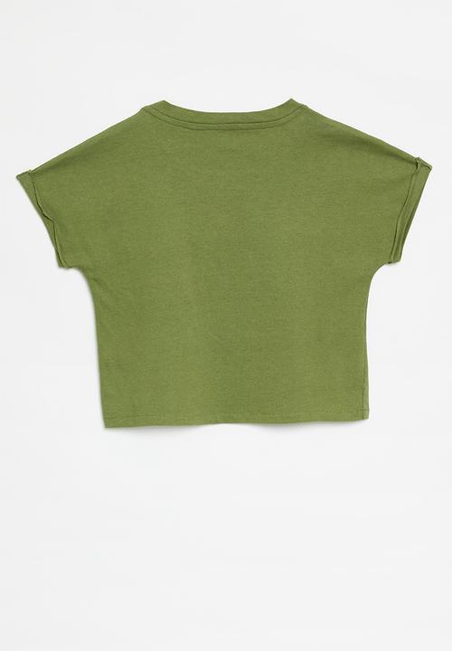 Pop Candy - Crew neck tee - green