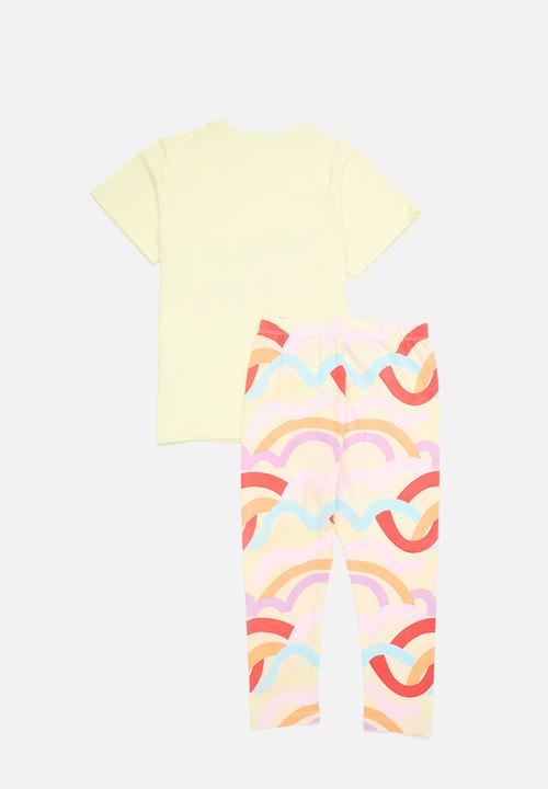 Pop Candy - Tee & legging set - multi