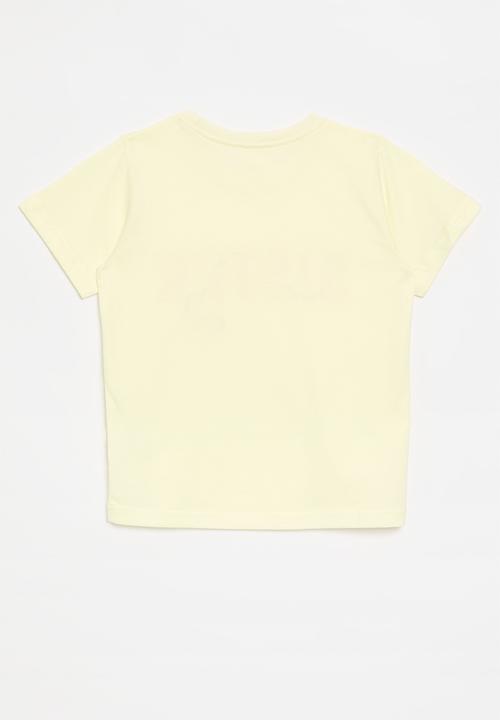 Pop Candy - Printed tee - pale yellow 