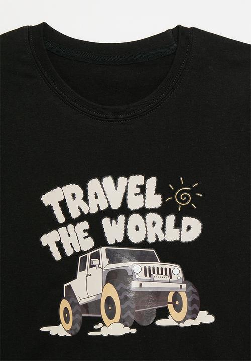 Pop Candy - Printed tee - black