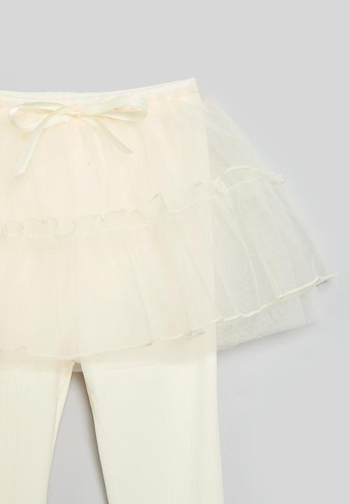 Pop Candy - Tutu legging - ecru