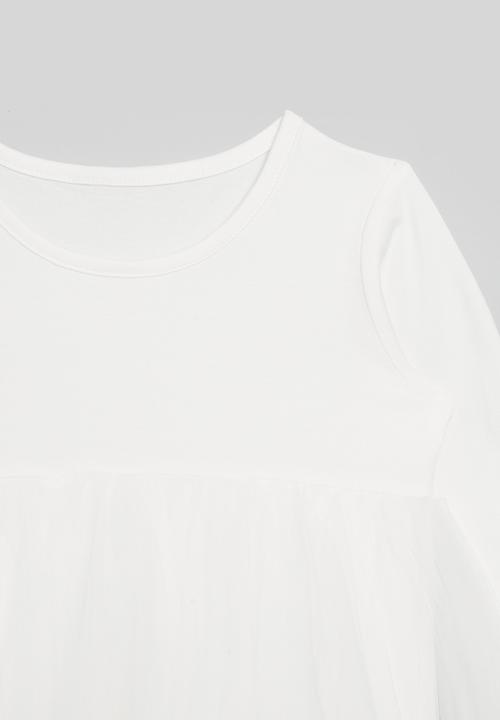 Pop Candy - Combo dress - white