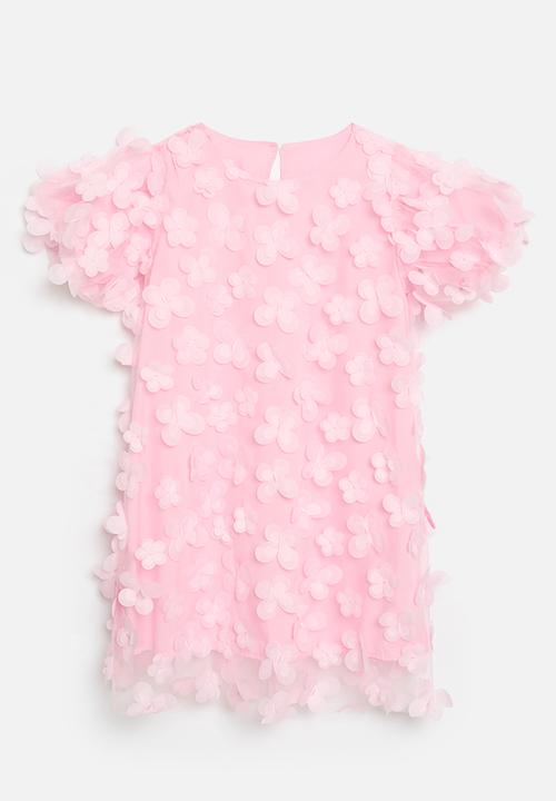 Pop Candy - Floral applique dress - pink