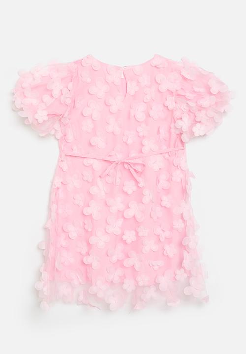 Pop Candy - Floral applique dress - pink