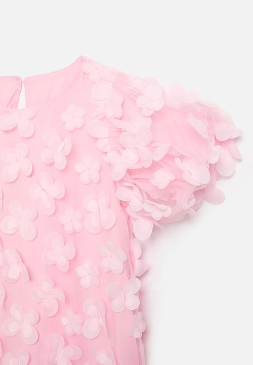 Pop Candy - Floral applique dress - pink