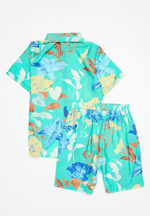 Pop Candy - Printed shirt & shorts set - multi 