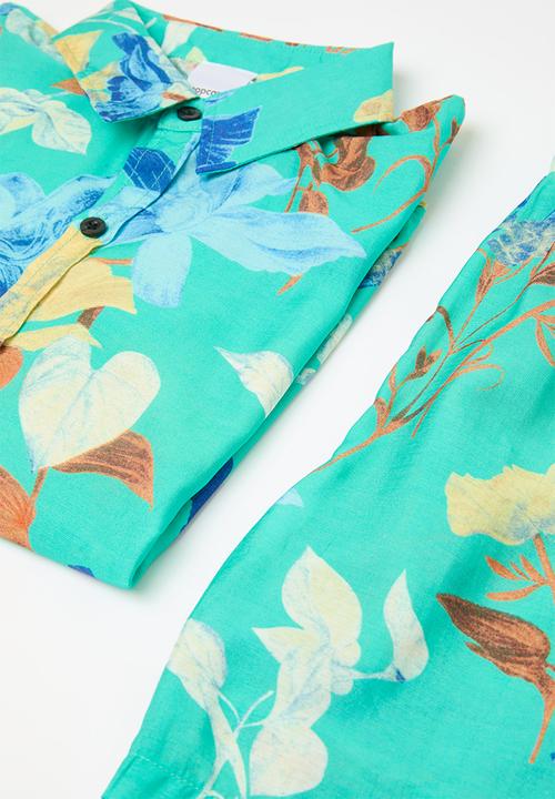 Pop Candy - Printed shirt & shorts set - multi 