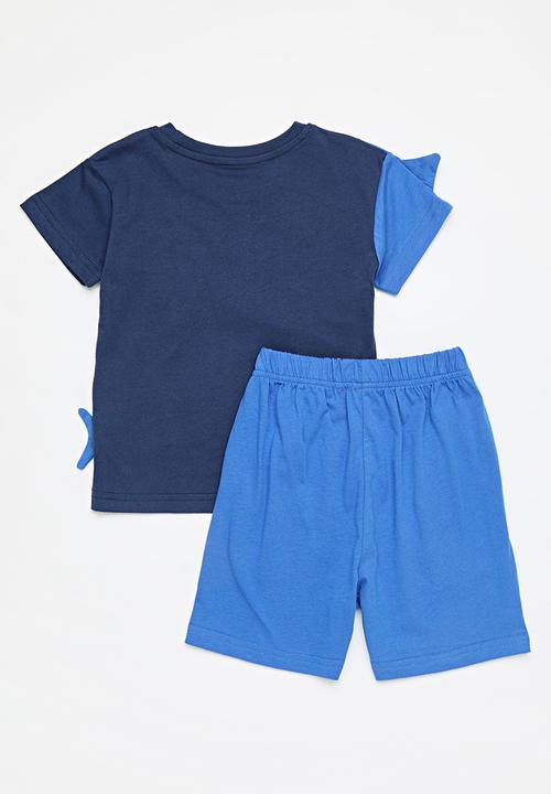 Pop Candy - Merrow edged sharks tee - blue