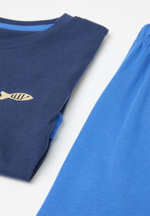 Pop Candy - Merrow edged sharks tee - blue