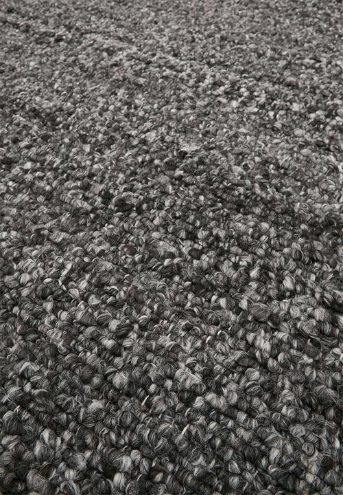 Sixth Floor - Handwoven Tufted Cotton Blend Rug - Charcoal