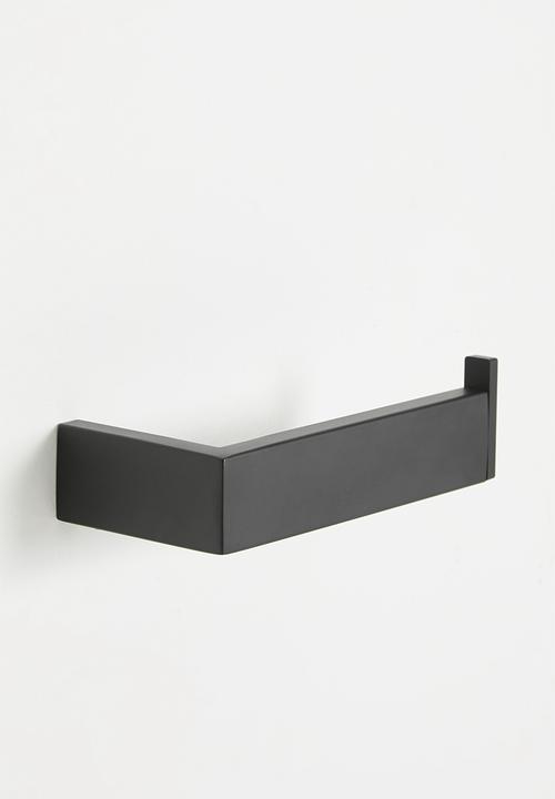 Sixth Floor - Griffin Toilet Roll Holder - Matt Black