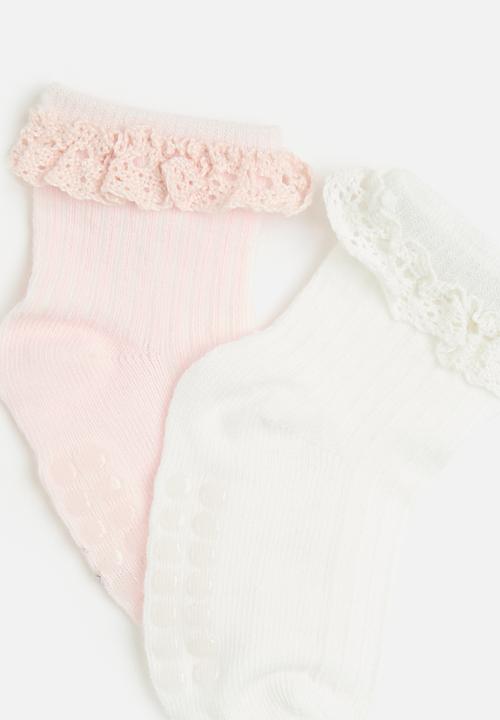 Pop Candy - 2 Pack frilled sock set - multi