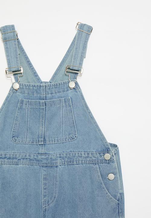 Pop Candy - Denim dungaree - stonewash