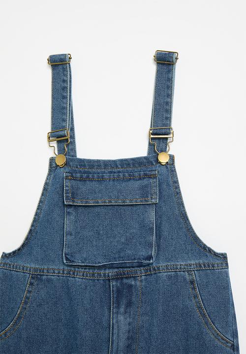 Pop Candy - Denim dungaree - blue