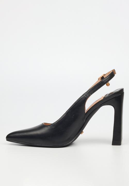 Miss Black - Nala 1 slingback block heel - black