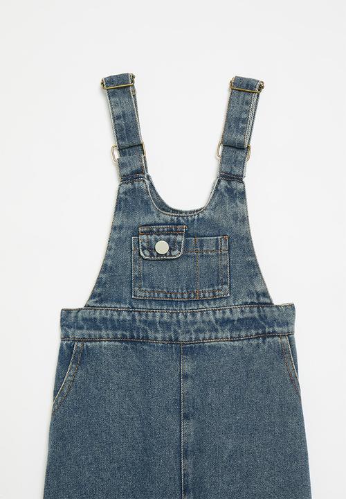 Pop Candy - Denim dungaree - blue