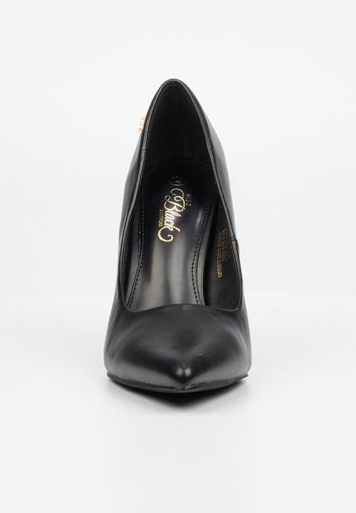 Miss Black - Nala 2 block heel court - black