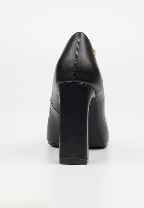 Miss Black - Nala 2 block heel court - black