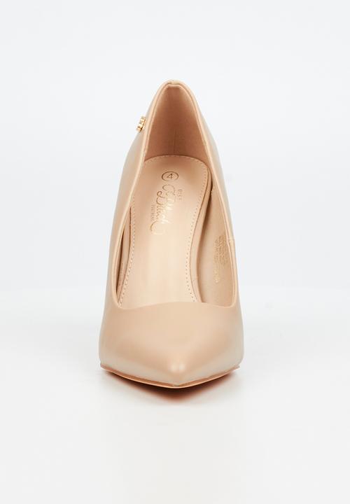 Miss Black - Nala 2 block heel court - neutral