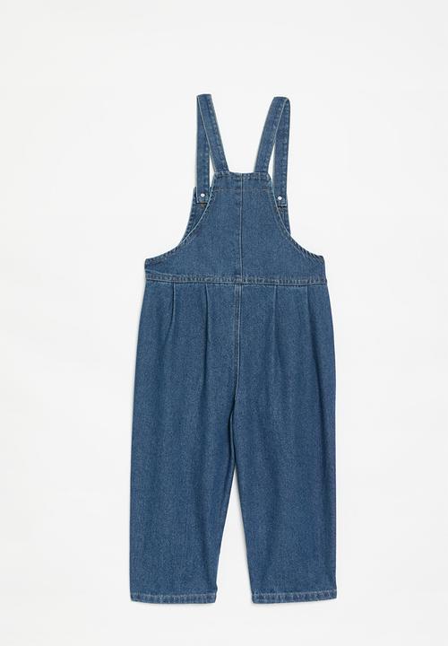 Pop Candy - Denim dungaree - dark blue