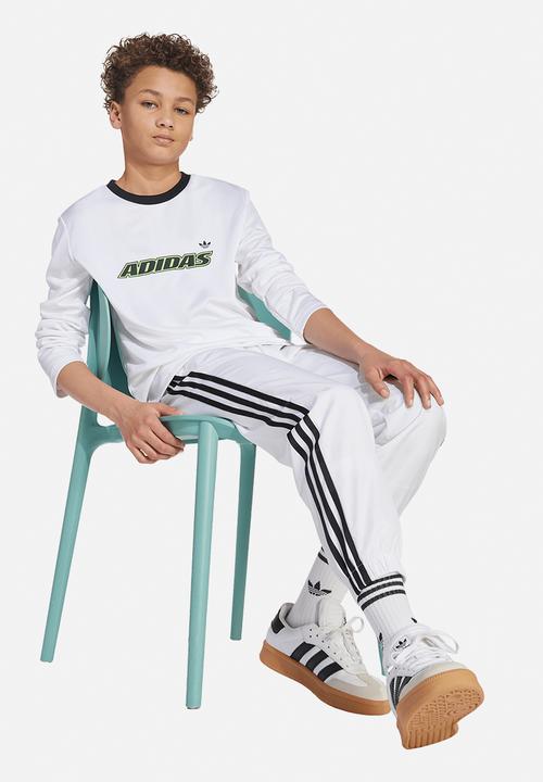 adidas Performance - Ls Tee - White/Black