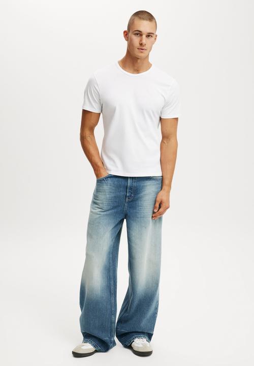 Cotton On - Super Baggy Jean - Movin Blue