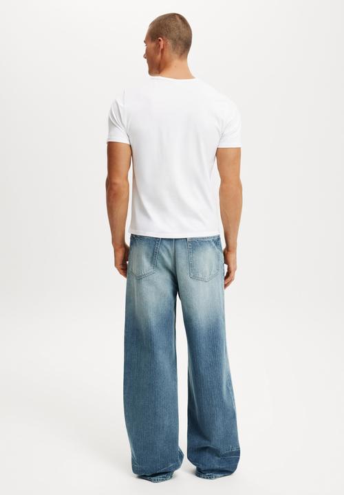 Cotton On - Super Baggy Jean - Movin Blue