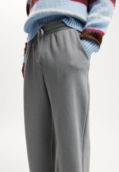 Cotton On - Super baggy track pant - slate stone