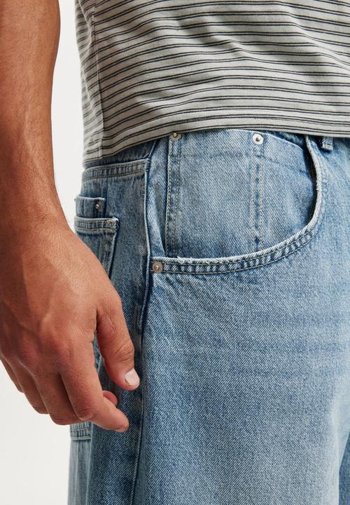 Cotton On - Y2K Super Wide Jean - Solace Blue