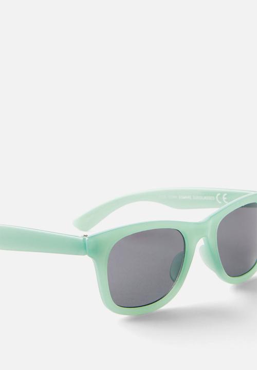 Cotton On - Kids noah square sunglasses - moss green/shiny