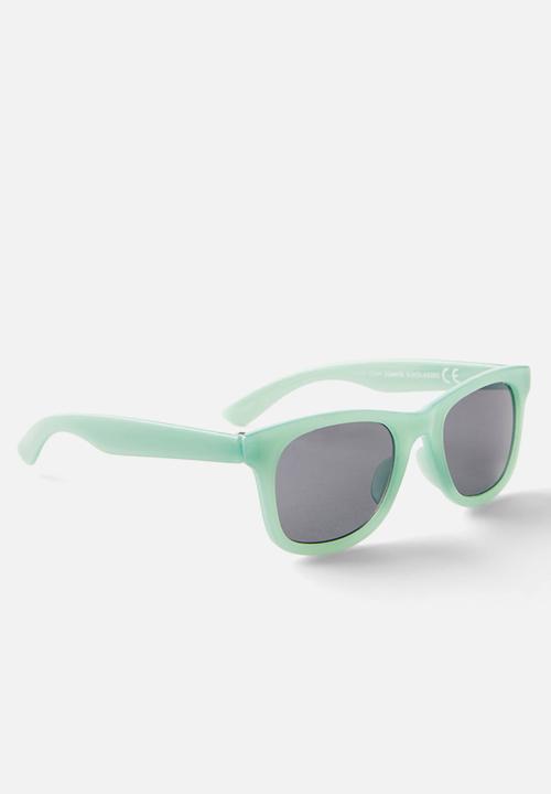 Cotton On - Kids noah square sunglasses - moss green/shiny