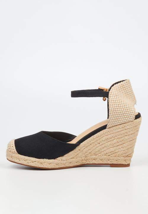 Miss Black - Jojo 12 rope wedge - black