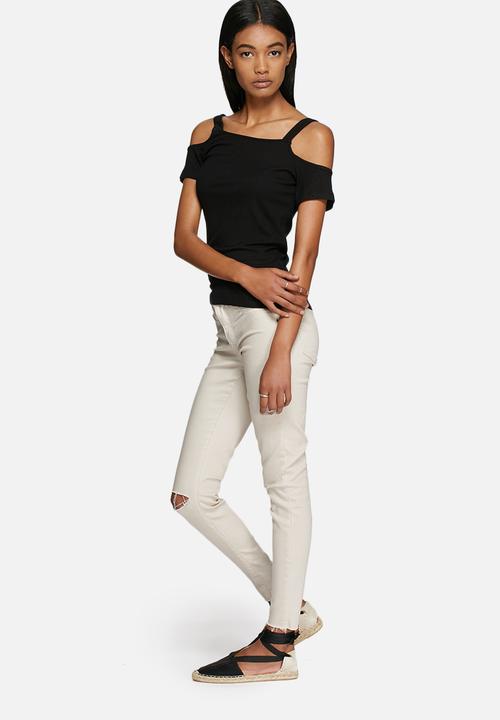 ONLY - Ripena cold shoulder top