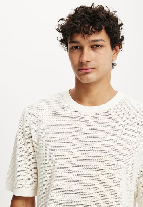 Cotton On - Knit Tee - Off White