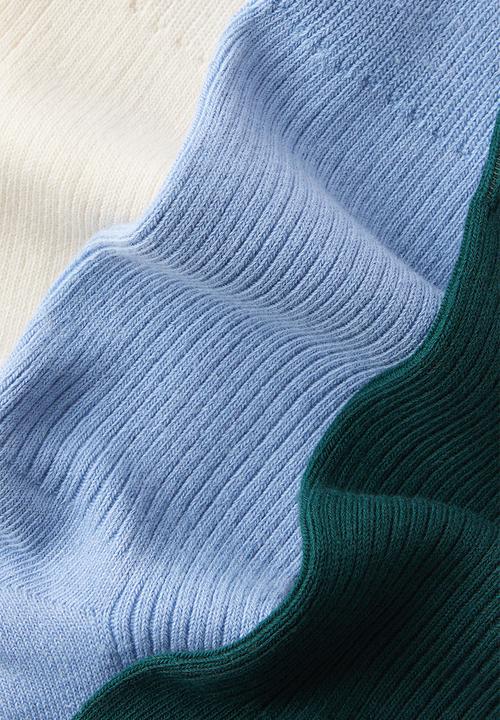 Cotton On - 3 Pack Easy Socks - Bone/Dusty Blue/Pineneedle