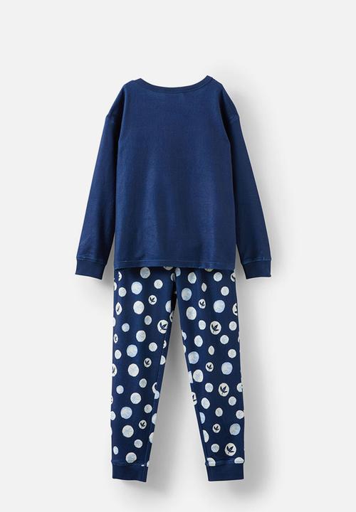 Cotton On - Chuck long sleeve pyjama set licensed - lcn uni in the navy/jurassic park
