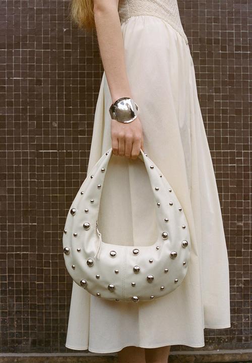 MANGO - Mei shoulder bag - natural