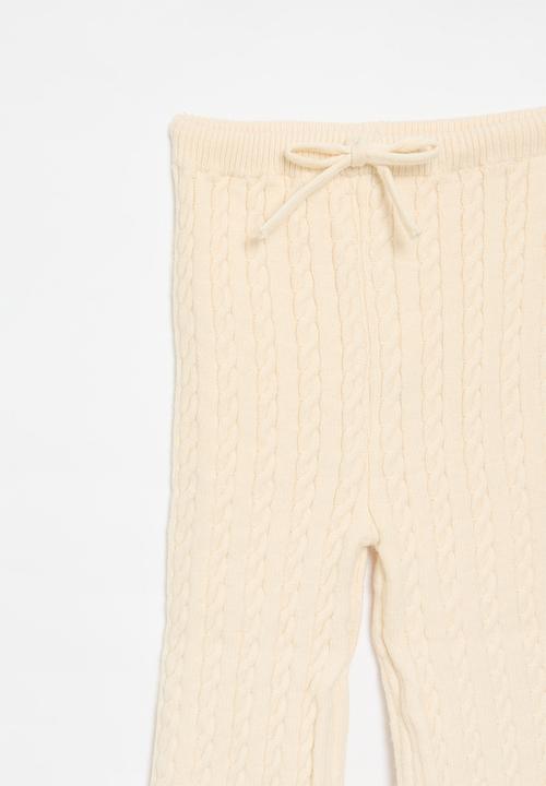 Pop Candy - Flared pants - ecru