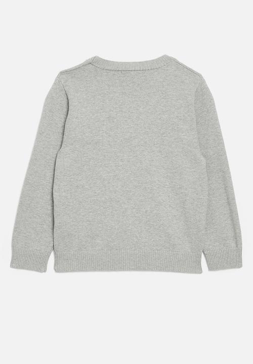 Pop Candy - Button down cardigan - grey